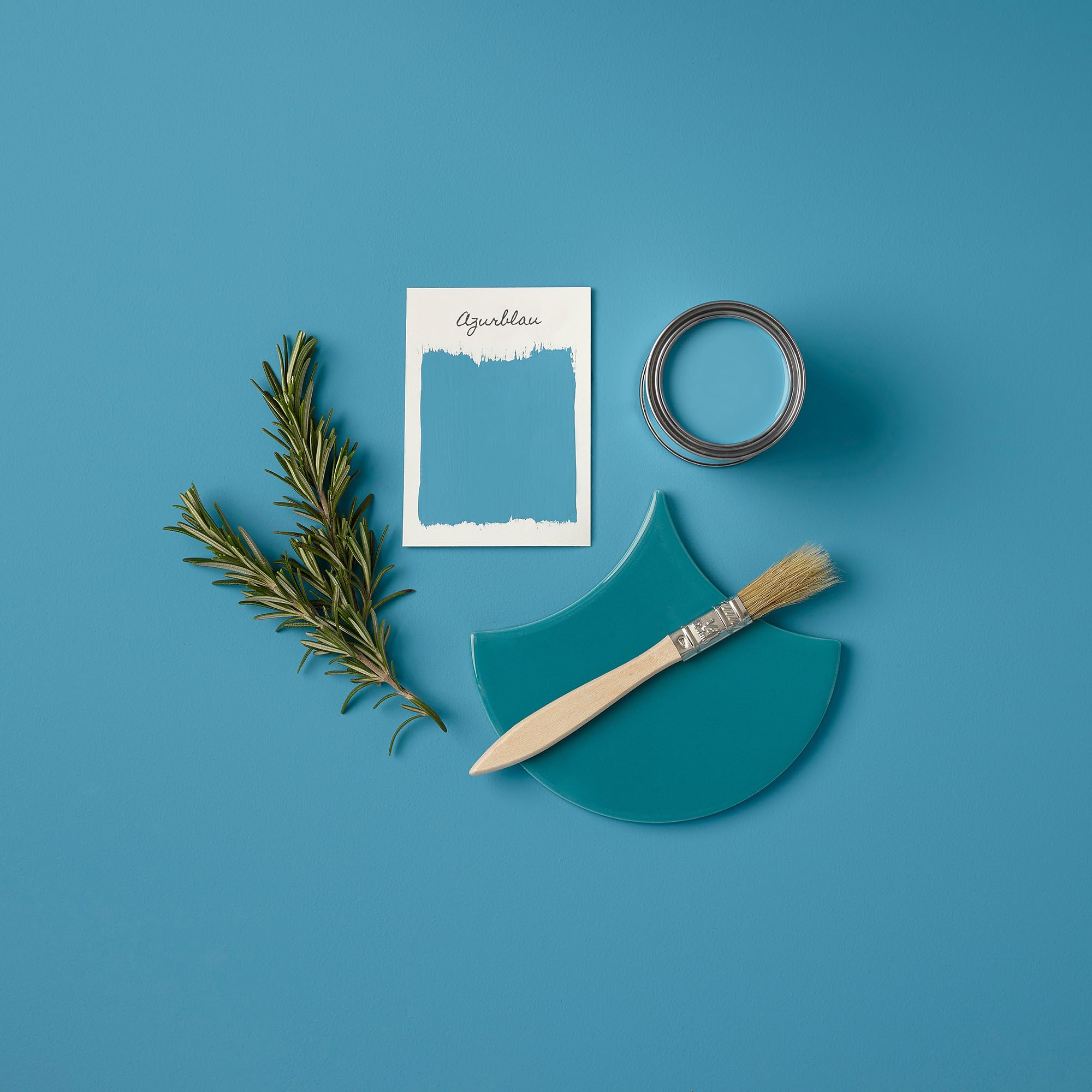 Rust-Oleum wasserfeste blau Fliesenfarbe für Badezimmer in Seidenglanz Finish - Azurblau 750ML