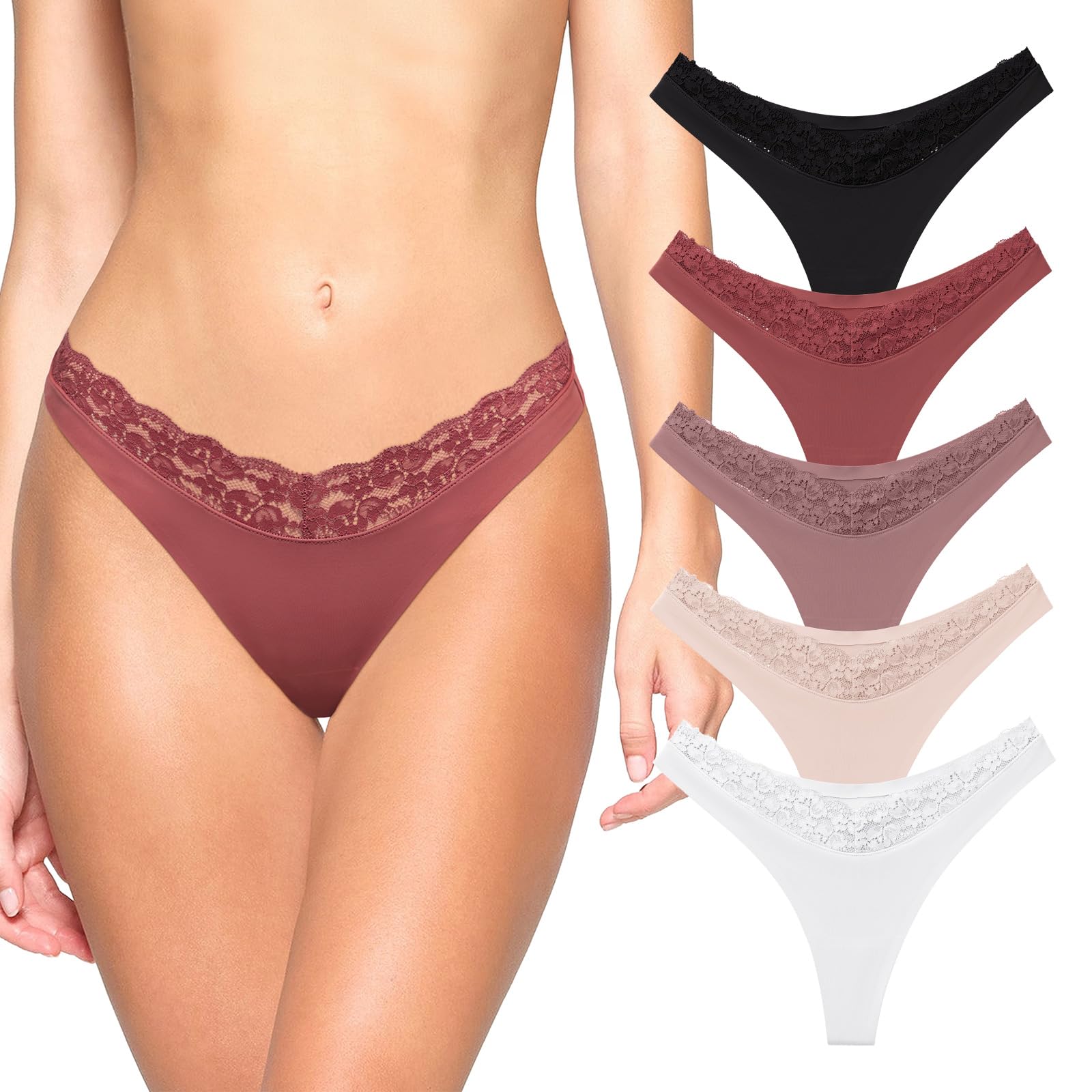 70% OFF REORIA Womens Underwear--5 Pcs