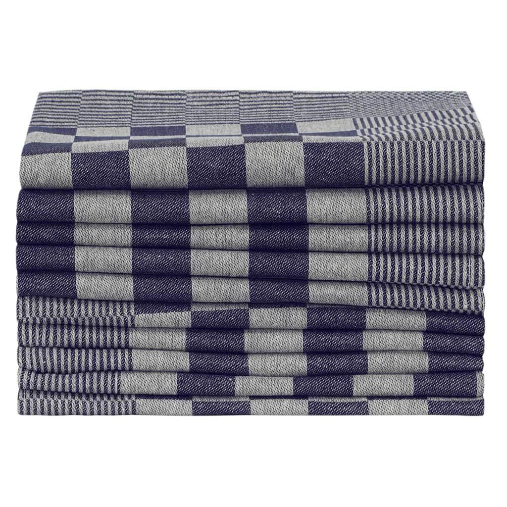 20 paños de cocina de algodón, 50 x 70 cm, azul y blanco, paños de cocina absorbentes para secar y limpiar, paños de hogar versátiles, duraderos y transpirables,