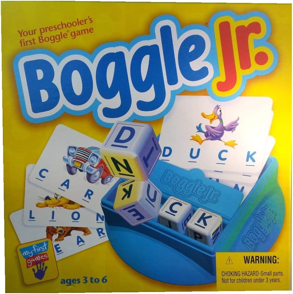 Boggle Jr. Your Preschooler's First Boggle Game (1998) by Hasbro