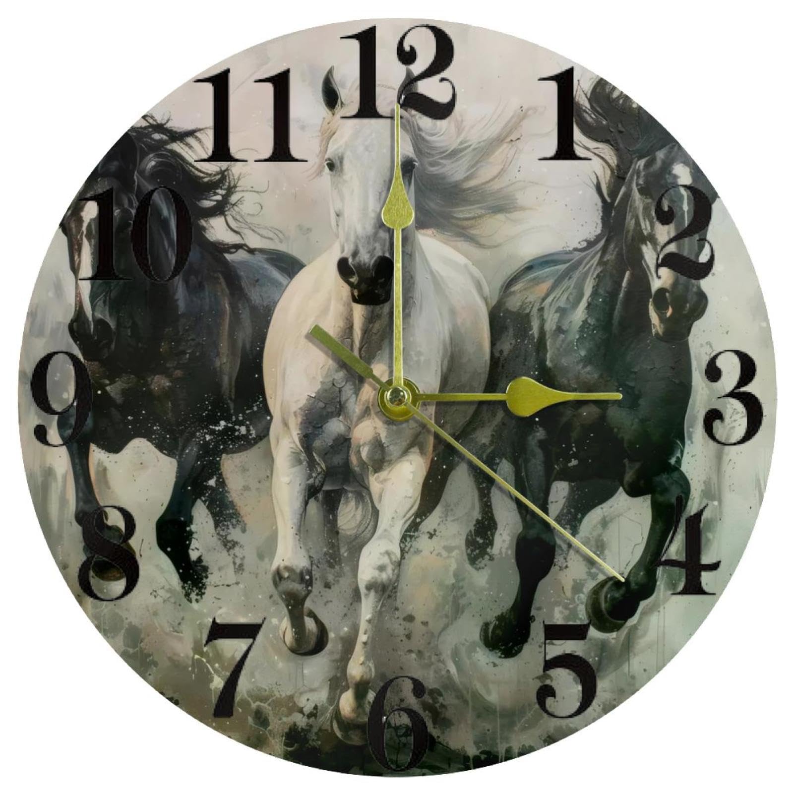Horloge murale pour cuisine et bureau à piles pour rythmer vos journées en douceur