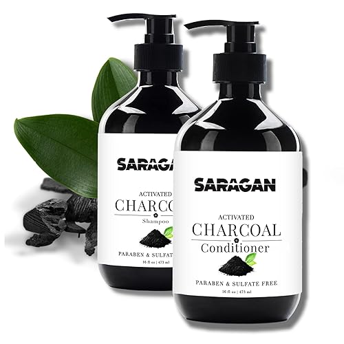 Champú y acondicionador, champú y acondicionador aclarante natural para cabello graso, champú sin sulfato y parabenos para mujeres y hombres con