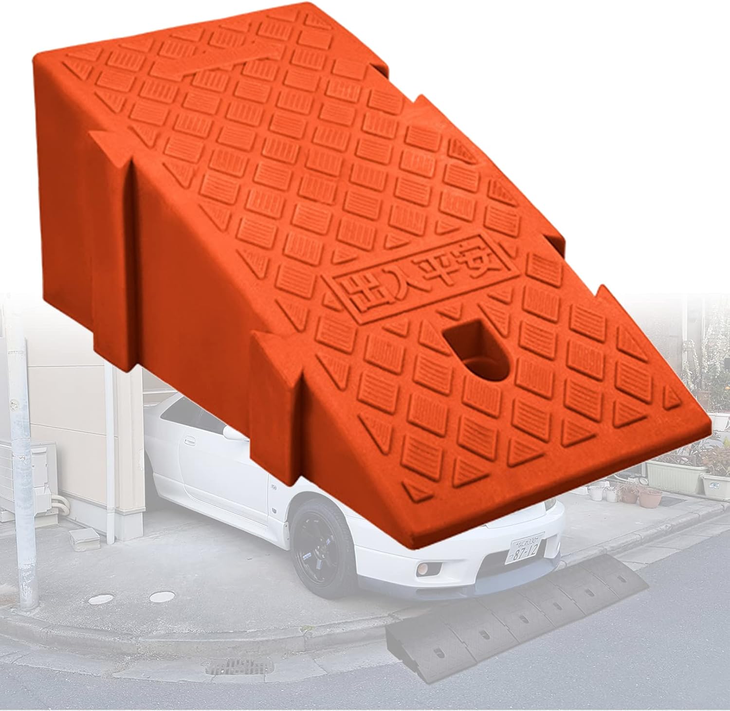Portable Curb Ramps Heavy Duty Rubber Threshold Ramps PVC