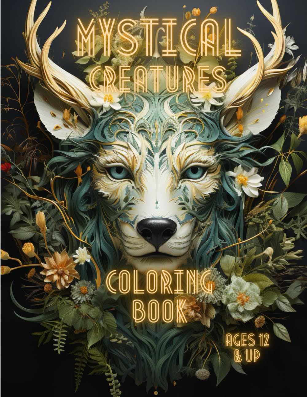 MYSTICAL CREATURES COLORING BOOK: AWESOME MYSTICAL CREATURES COLORING BOOK