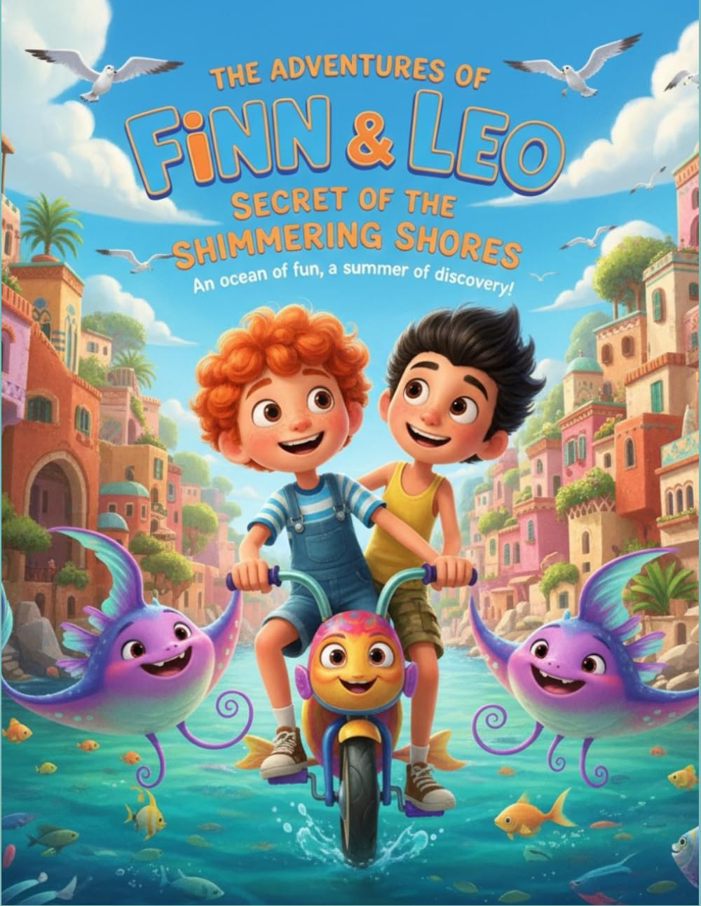 The Adventure Of Finn And Leo: Coloring Book