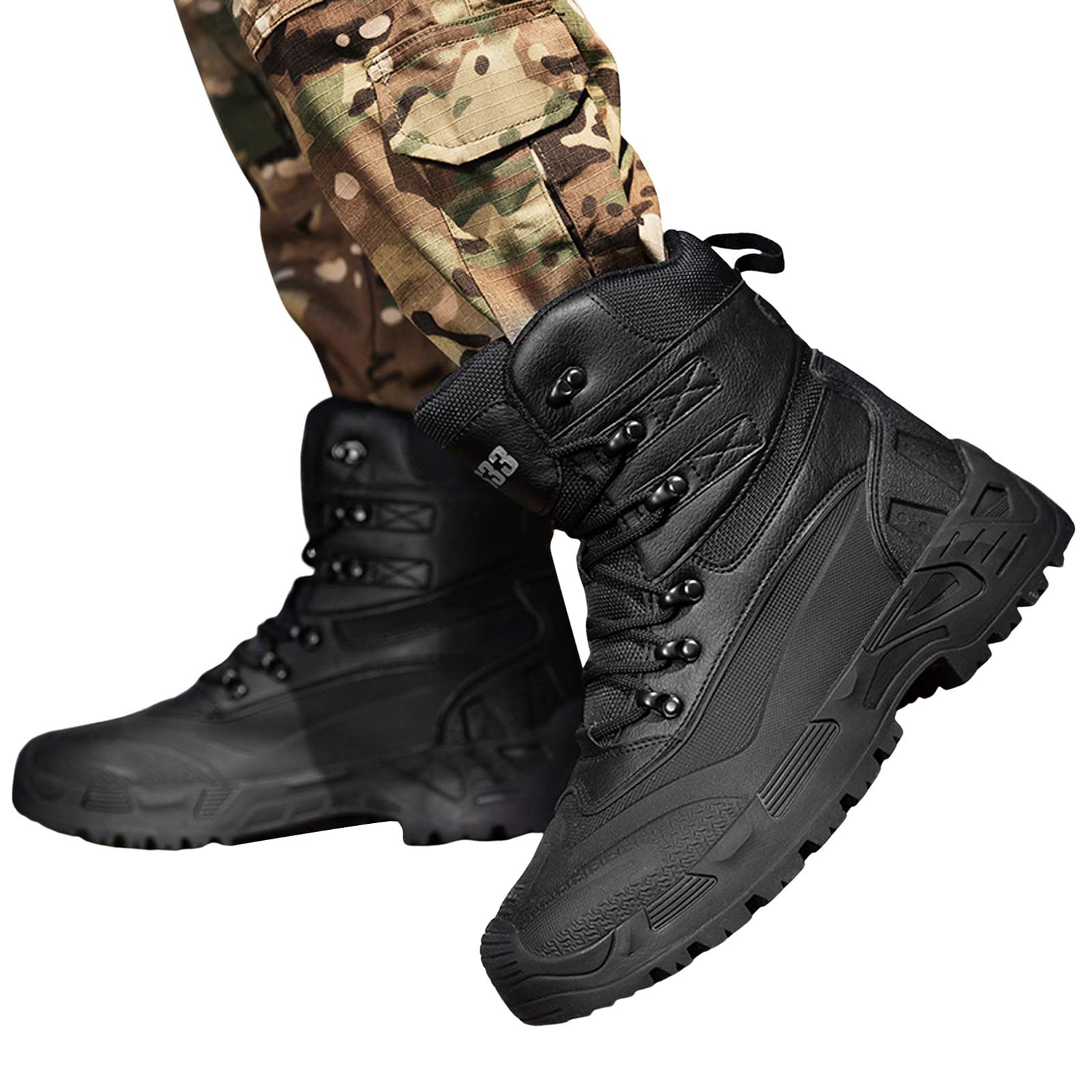 Generisch Botas de senderismo para hombre, impermeables, transpirables