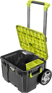 Ryobi - Caja de herramientas con ruedas (66,5 L) - Syteme LINK - RSL201