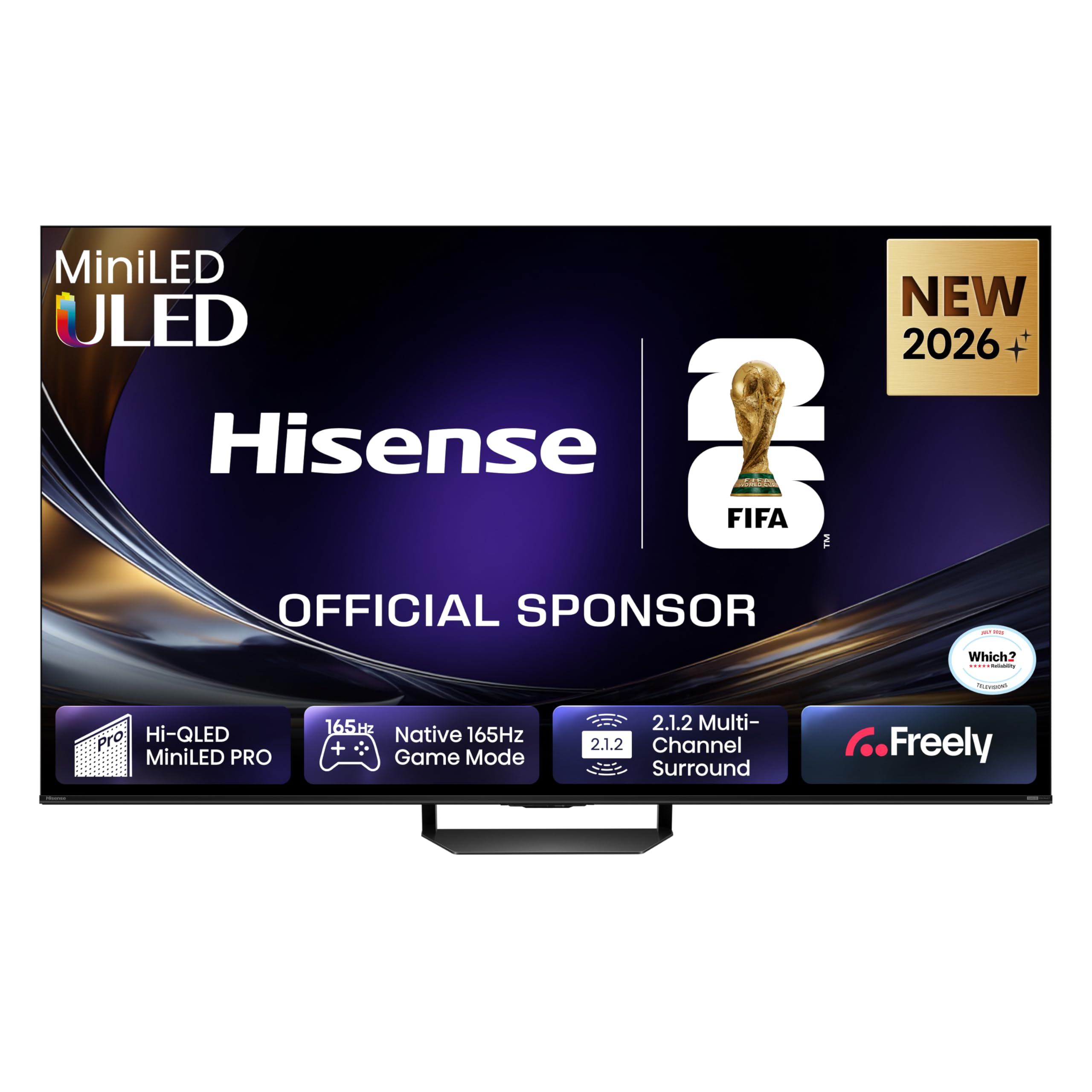 Hisense - 75U7STUK PRO - MiniLED TV - 75-inch - 4K Ultra HD - Grey
