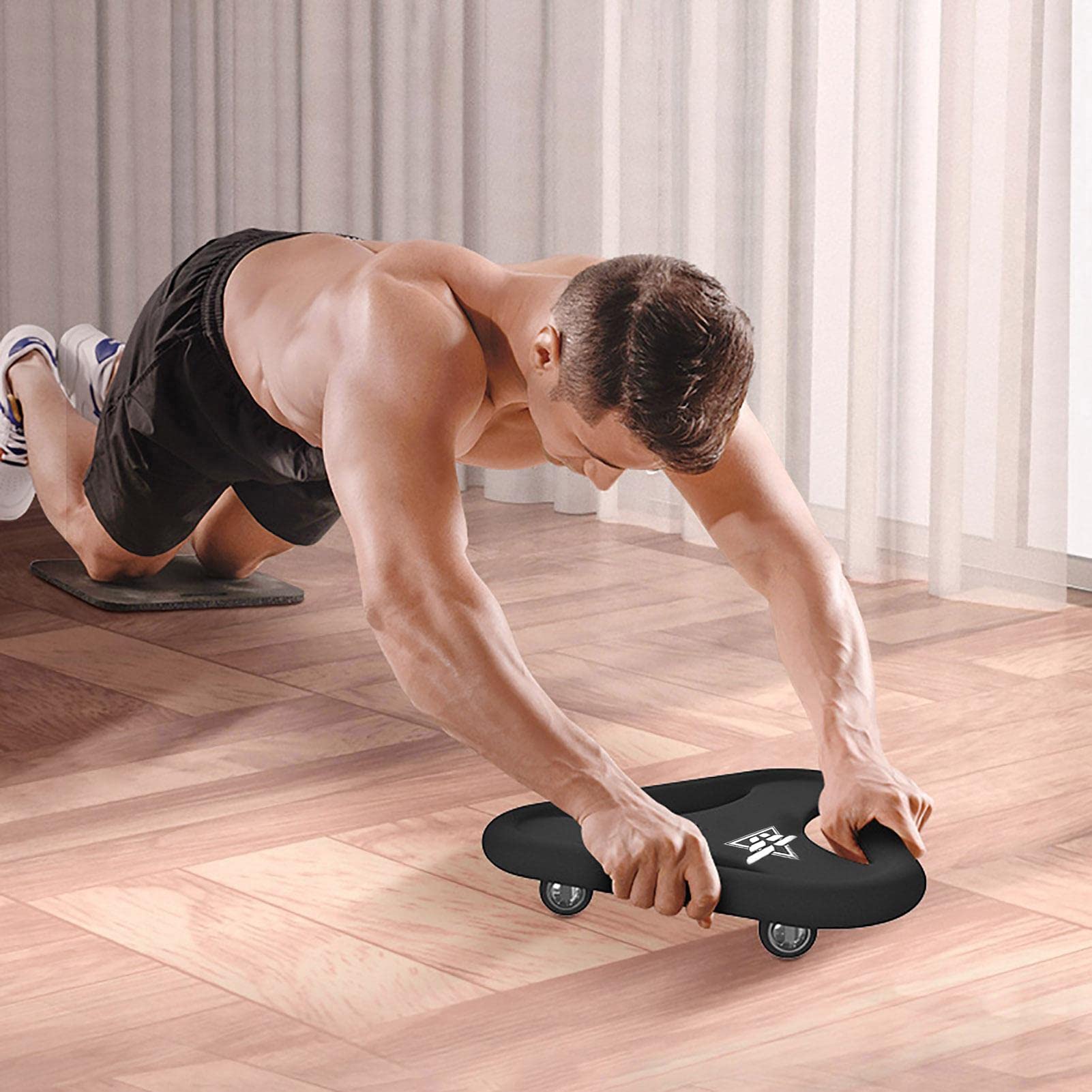 アブローラー Amazon.co.jp: Abdominal Roller, Exercise Wheel, 4 Wheels