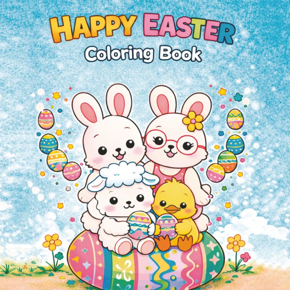 Happy EASTER: Coloring Book