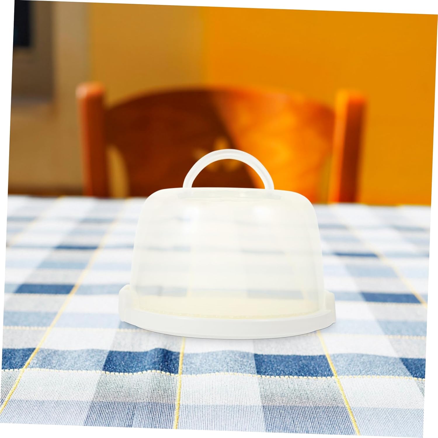 Ciieeo Portable Handheld Cake Carrier Box Reusable Transparent Cake Container for Outdoor Parties Birthday Celebrations and Home Use Easy to Clean and Height
