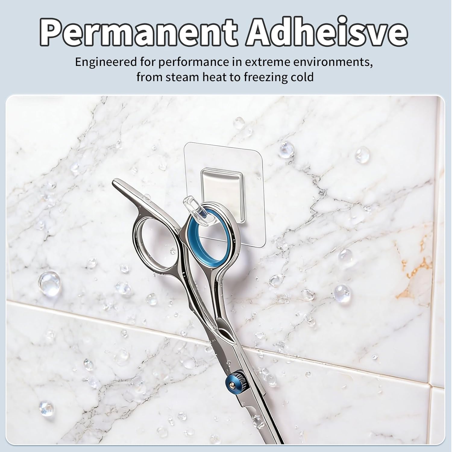 20 Pack Adhesive Wall Hooks for Hanging, Clear Adhesive Towel Coat Hooks, Damage Free Sticky Utility Hooks for Bathroom, Outdoor, Kitchen, Door