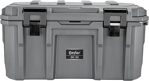 Miniatura 3 de SR-50 Crossover Overland Cargo Case, Equipo Hard Case, Roto Molded, apilable con pasador de bloqueo de almohadilla, correa montable, estándar TSA,