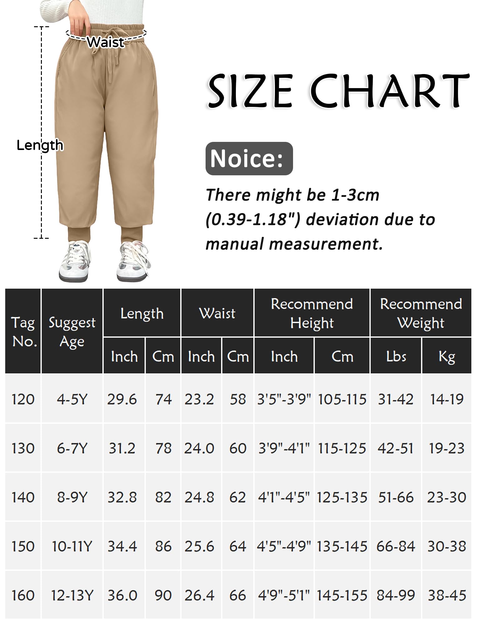 SEAUR Bambini Down Pantaloni Ragazzi Ragazze Inverno Puffer Pants Inverno Caldo Pantaloni Elastico in Vita Caldo Outdoor Pantaloni Spessi