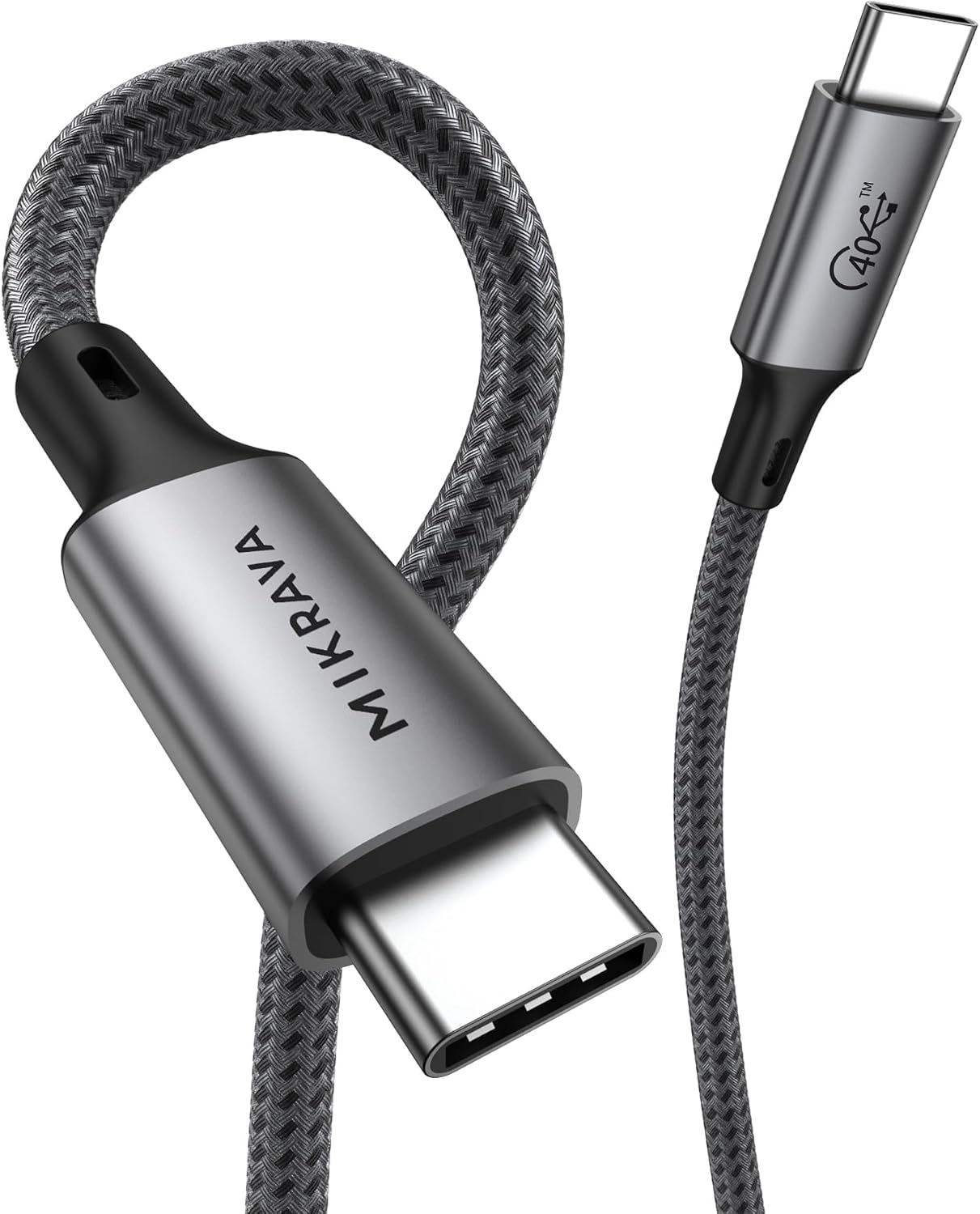 USB 4.0 40GBPS USB C Veri Kablosu, 240W USB C Şarj Kablosu, 8K@60hz 4K@240Hz 2K@360Hz Thunderbolt 4 Görüntü Kablosu, MacBook, Monitör, Docking İstasyonu, iPhone ile Uyumlu - 1 Metre