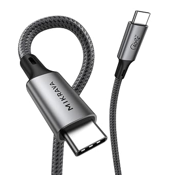 USB 4.0 40GBPS USB C Veri Kablosu, 240W USB C  arj Kablosu, 8K@60hz 4K@240Hz 2K@360Hz Thunderbolt 4 G r nt  Kablosu, MacBook, Monit r, Docking  stasyonu, iPhone ile Uyumlu - 1 Metre