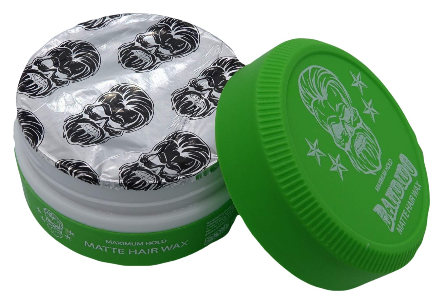 Bandido Aqua Hair Wax Nr.1-8 Matt Fiber Haarwachs Haar Styling Wachs Herren Haargel 150ml Gel Wax Haarwax Matte Look natürliches aussehen Starker Halt für jedes Styling Friseur bedarf (6x, Matte)