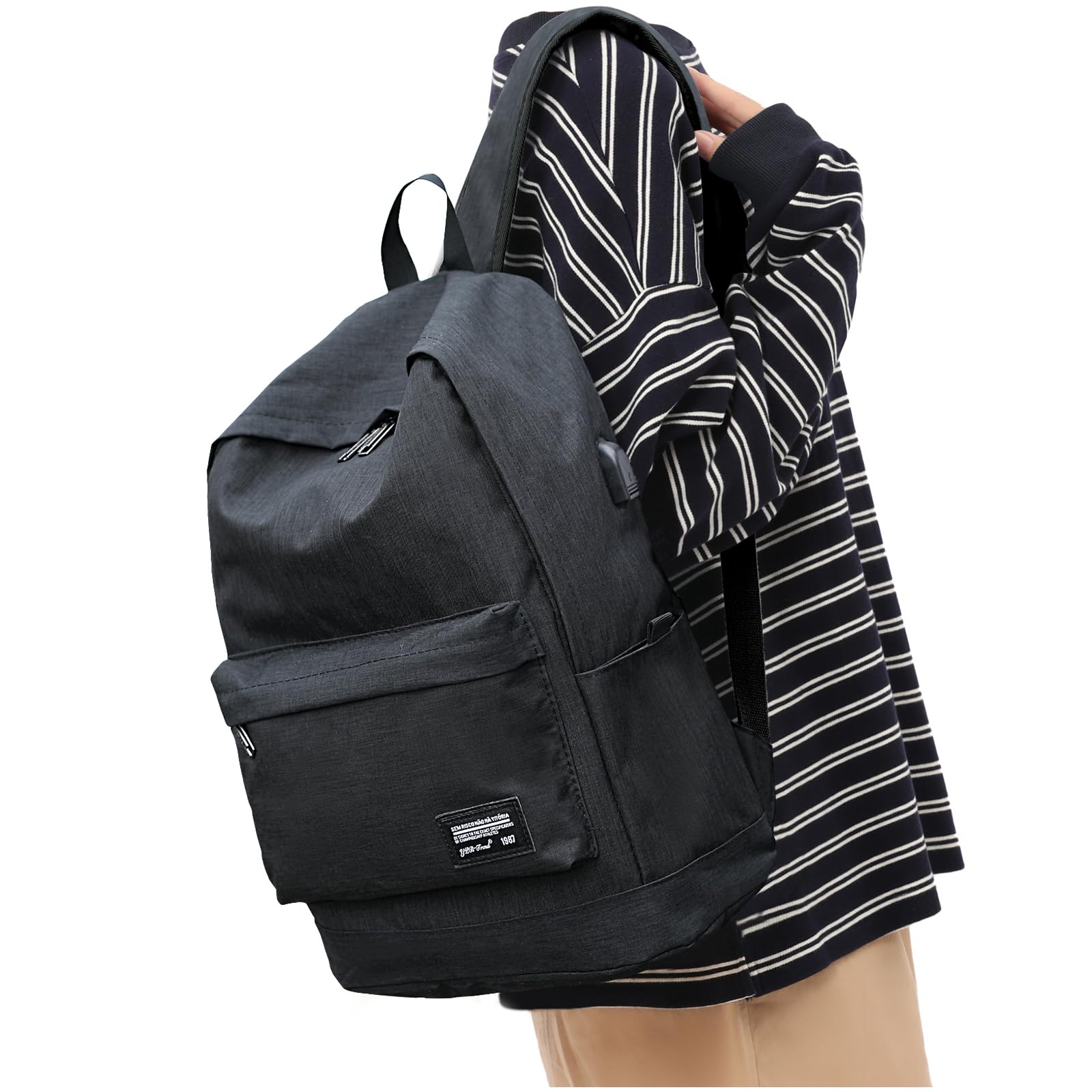 VECAVELightweight Casual Laptop Backpack Purse for Women,Travel Backpack with laptop compartment