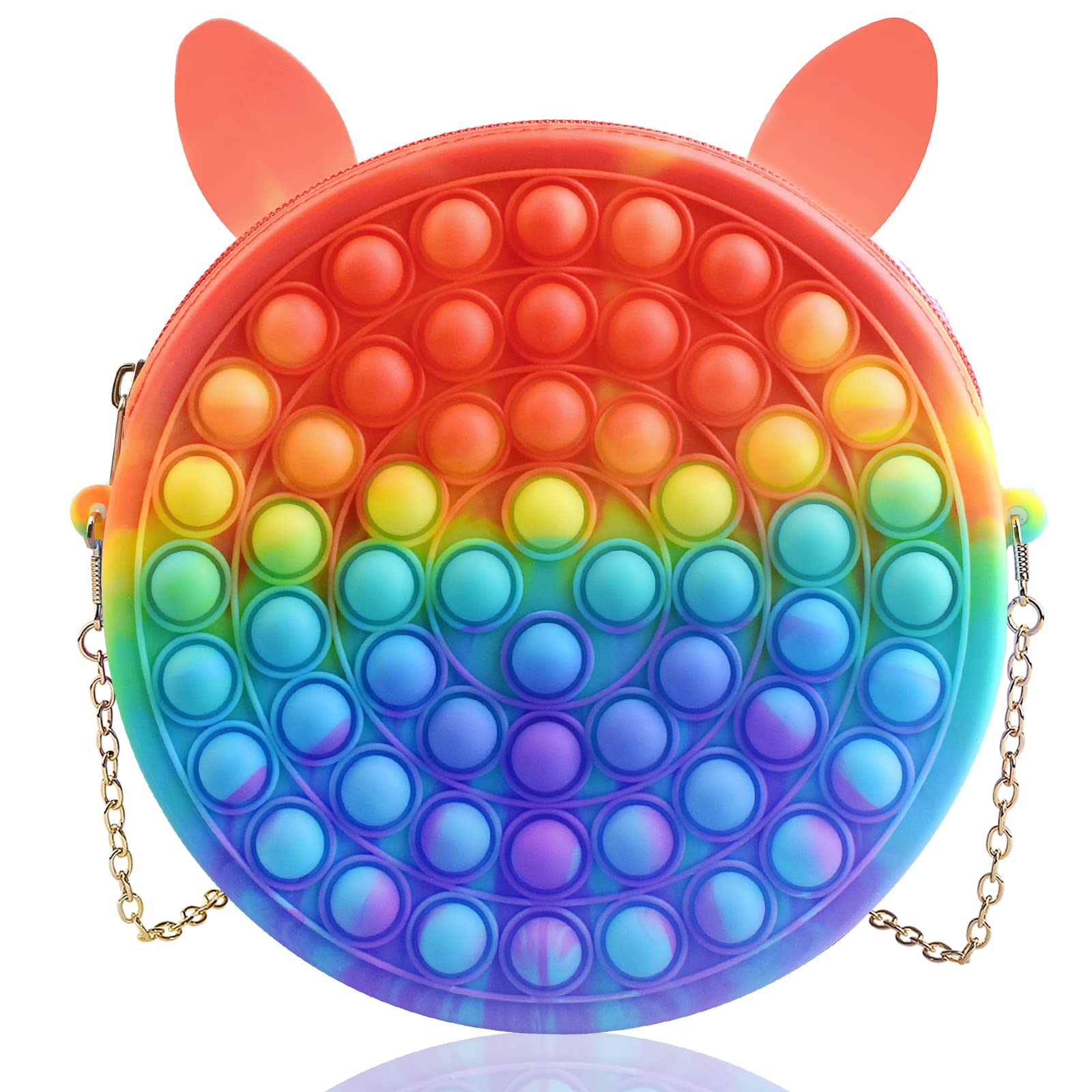 Photo 1 of AndTree Costume Shoulder Bag Rainbow Purse Toy for Girls Gift