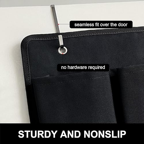 Miniatura 7 de Bolsillos para zapatos de caravana, 10 bolsillos, organizador de almacenamiento pesado para colgar junto a la noche, con ganchos resistentes,