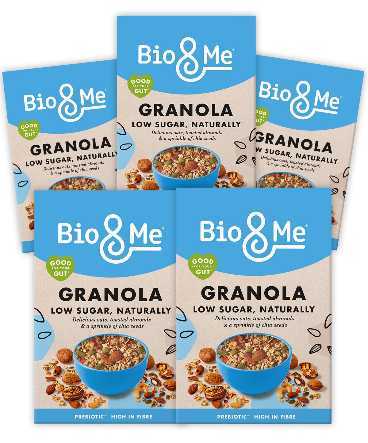 Bio&Me Low Sugar Granola 5-Pack (5 x 360g)