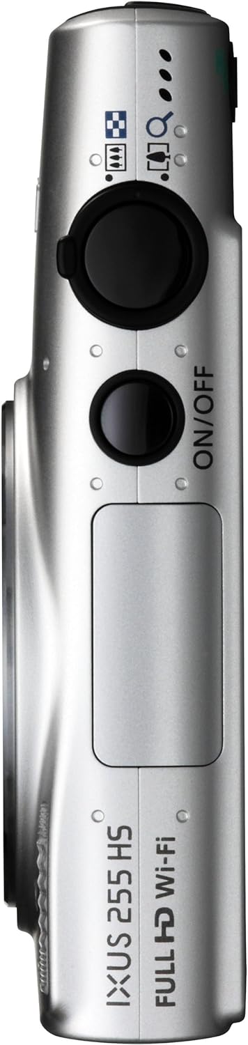 Canon IXUS 255 HS Fotocamera Compatta Digitale, 12.1 MP, Argento Canon IXUS 255 HS Fotocamera Compatta Digitale, 12.1 MP, Argento