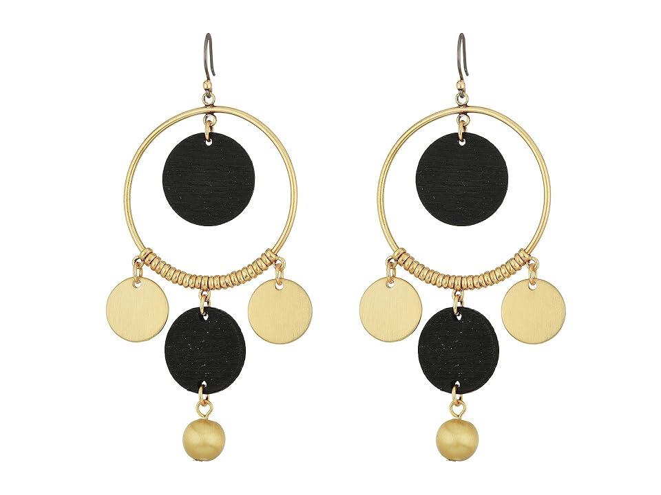 

Lucky Brand Wood Statement Earrings (Gold) Earring