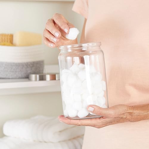 Miniatura 8 de McKesson Frasco de vidrio variado, tapa de acero inoxidable, sin etiquetar, 4 14 pulgadas x 7 pulgadas, 6 unidades