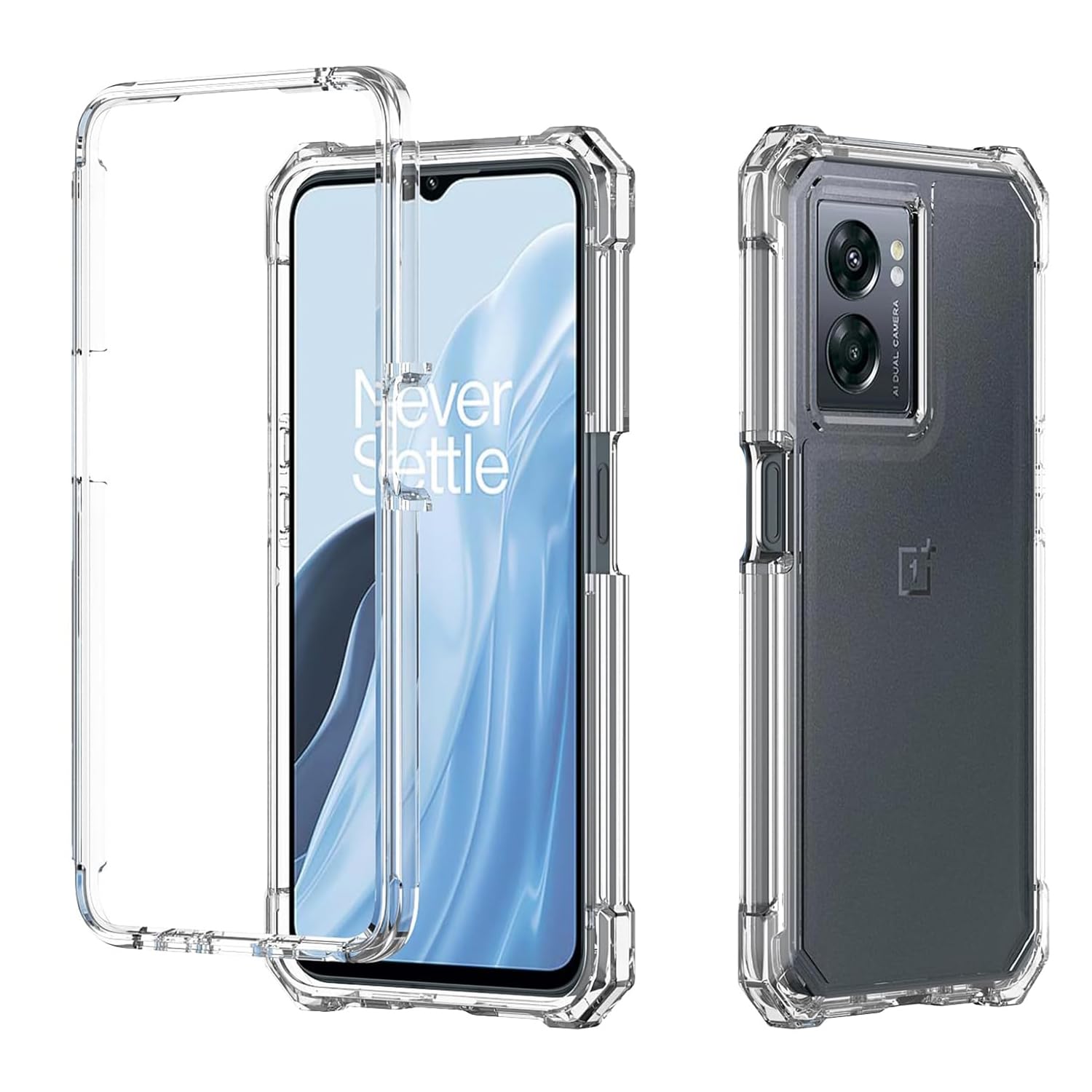 Eaglecell - for Cricket Magic 2 5G, AT&T Propel 2 5G (U655AC/AA) - Full Cover Shockproof Protective Phone Case - Clear