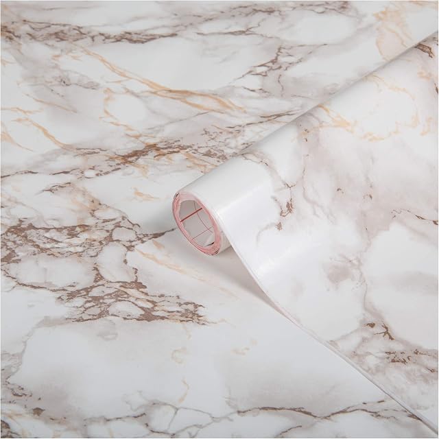 d-c-fix® Sticky Back Plastic (self adhesive vinyl film) Marble Cortes Brown 67.5cm x 2m 346-8032