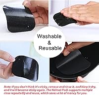 Vista 4 de AOUTACC Almohadillas universales para casco Airsoft, kit de almohadillas de espuma de repuesto para casco rápido, mich/ACH/USMC/PASGT