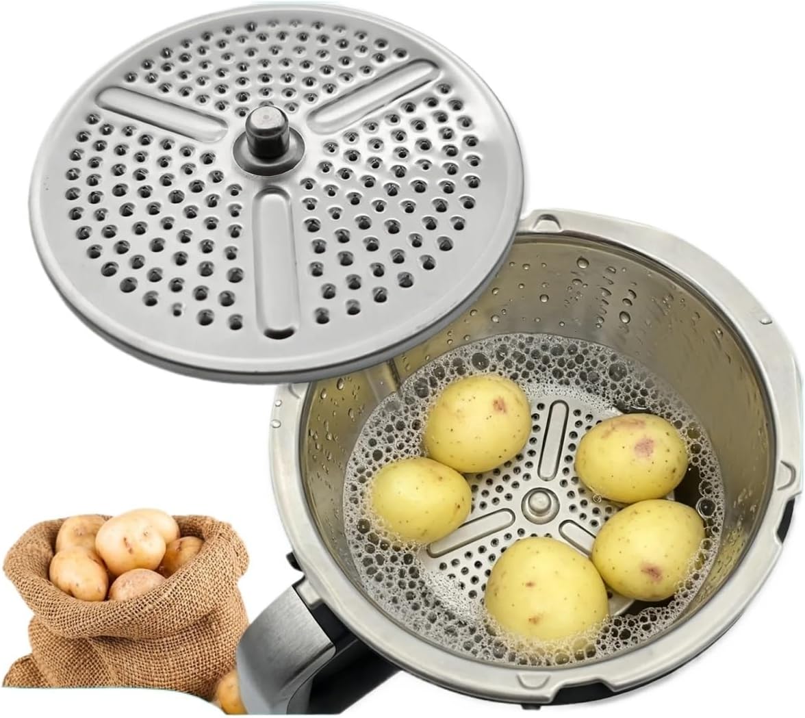 Suit for Thermomix TM7 2-in-1 Peeler & Blade Cover, Functions As Vegetable Peeler and Protective Lid, Kitchen Essential