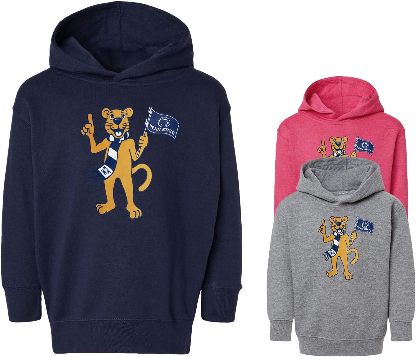 The Family Clothesline Penn State Officially Licensed Toddler Mascot Flag Hooded Sweatshirt