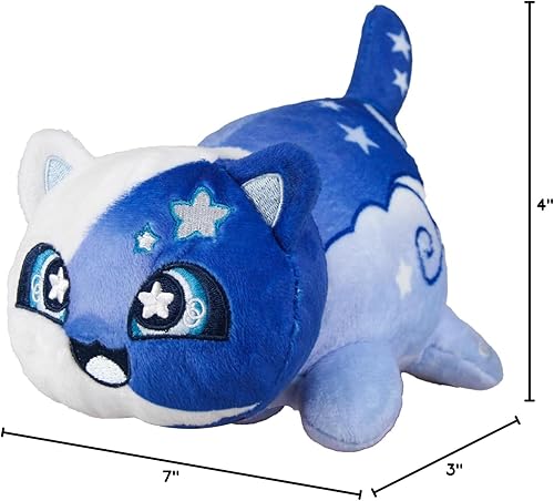 Miniatura 4 de Juguete de peluche de gato Mee Meows, peluche de comida para gatos, linda figura de animal de dibujos animados de anime, almohada de peluche de