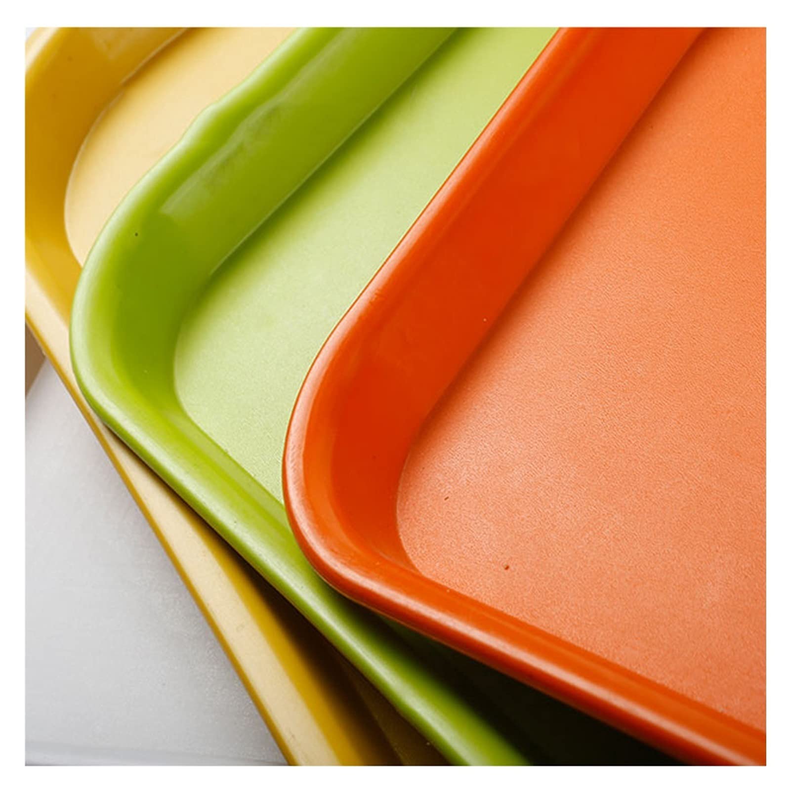 Bandeja/Bandeja Comer Bandeja de Servicio para la Mesa de café Bandeja Decorativa para la Sala de Estar Cocina Comedor Decoración Moderna para el hogar para Todas Las Ocasiones 10 Piezas Bandeja para