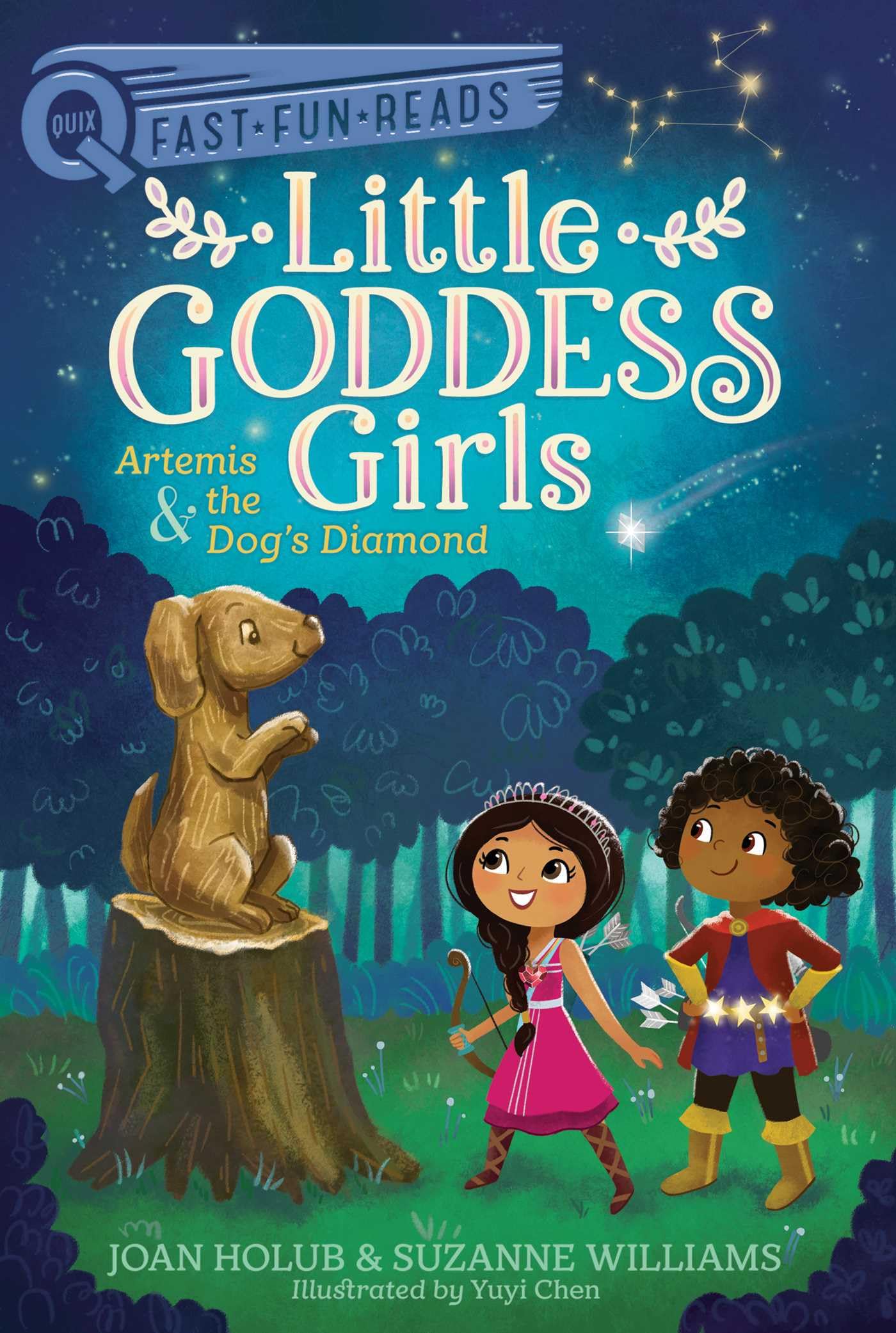 Artemis & the Dog's Diamond: A QUIX Book (Little Goddess Girls)