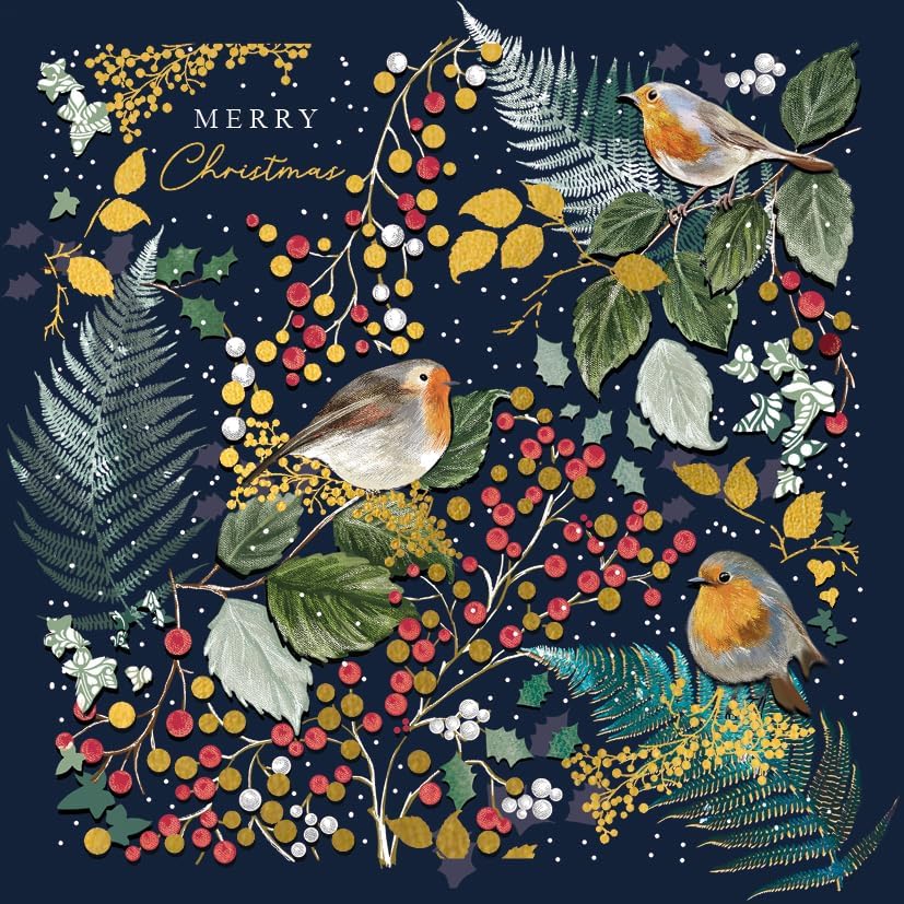 Arie Curie Charity Angel Berry Wreath Christas Cards Pack Of 10 With - View #2