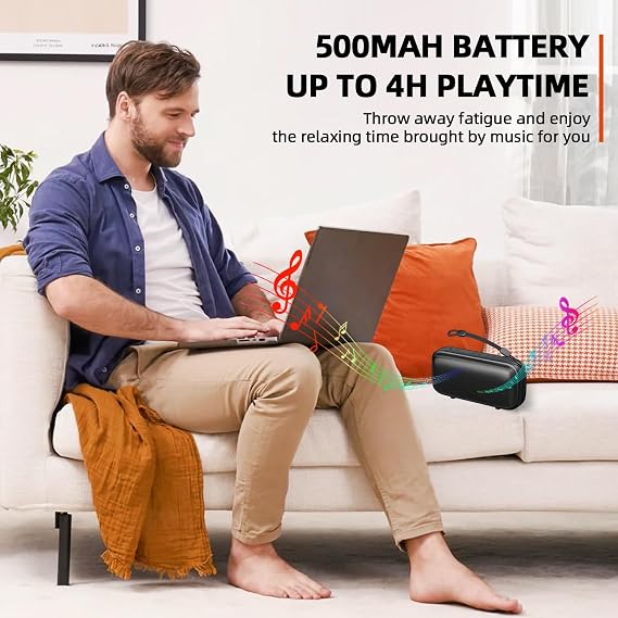Uakinat Mini Bluetooth Hoparlör, Taşınabilir Kablosuz Hoparlörler
