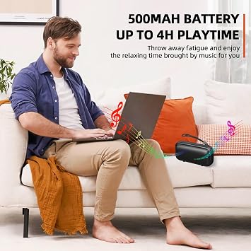 Uakinat Mini Bluetooth Hoparlör, Taşınabilir Kablosuz Hoparlörler