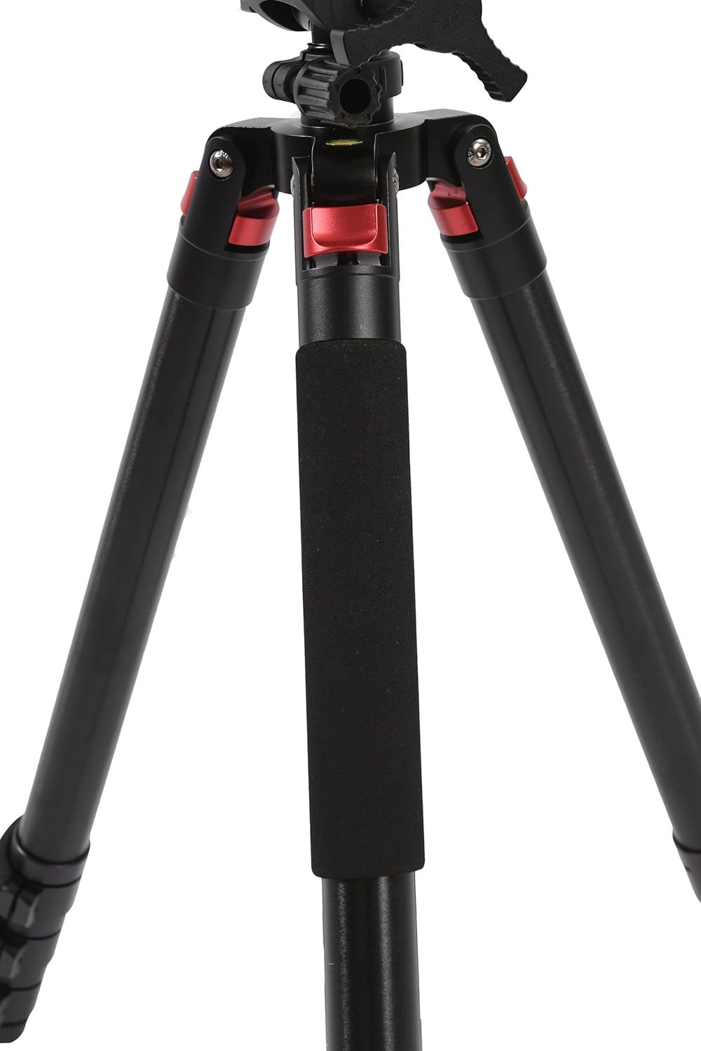 Clamping Tripod with Durable Aluminum Frame, Lightweight, Stable Design, Bubble Level, Adjustable Legs, Shooting Rest, and Hands-Free Operation for Hunting, Shooting, and Outdoors - Image 4