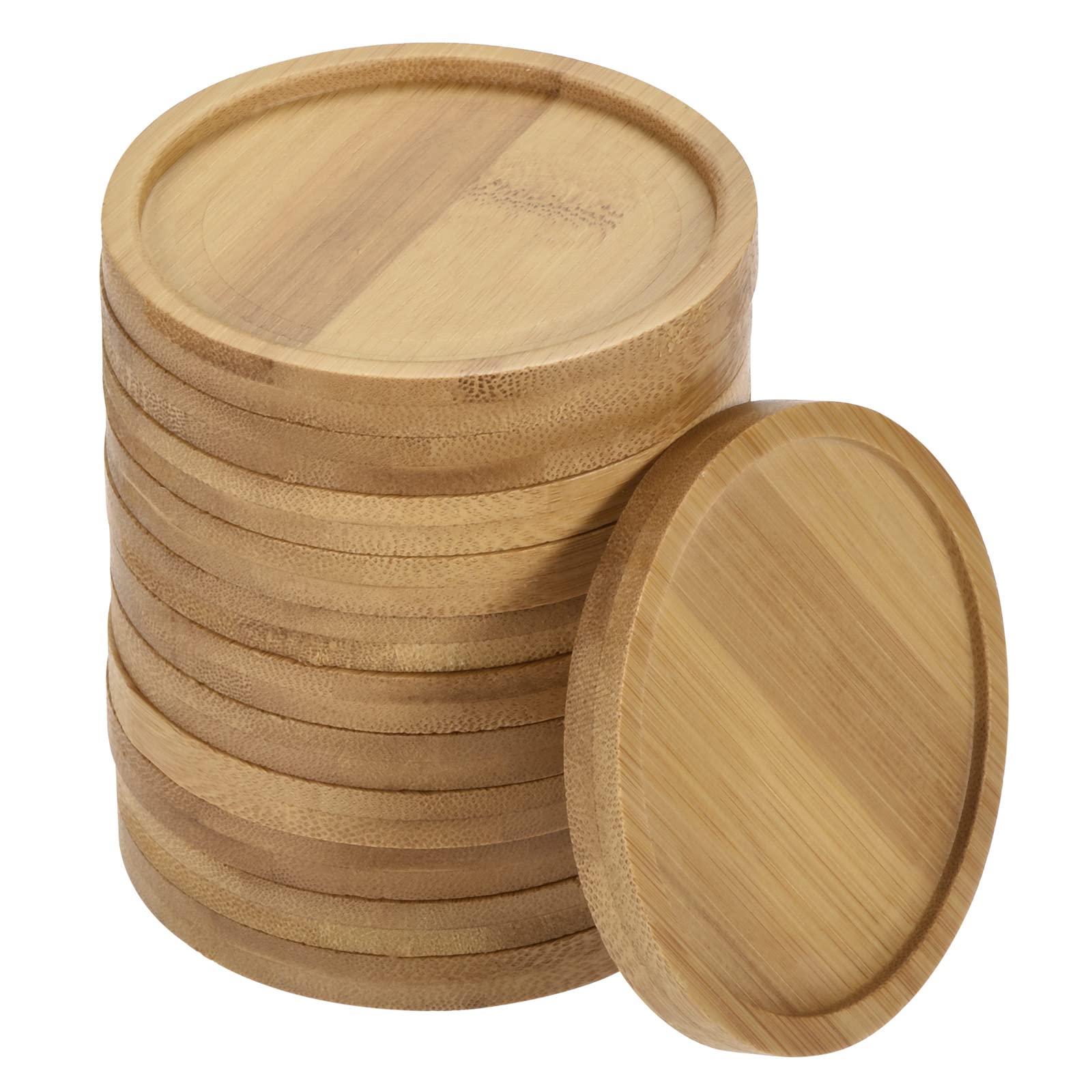 Soucoupes en bambou 8,5 cm contre l'humidité pour protéger vos meubles des pots