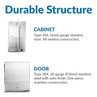 Bobrick Automatic Roll Paper Towel Dispenser, Semi-Recessed, Satin-Finish Stainless Steel, Adjustable Sensor, LED Guide Light, No-Touch Operation, AC Adapter/Battery Powered, Universal Roll Compatible (Model B-29744)