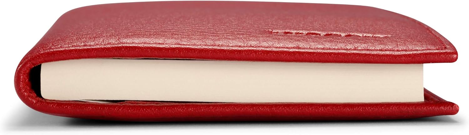 HISCOW Minimalist Checkbook Cover - Full Grain Leather - Image 6