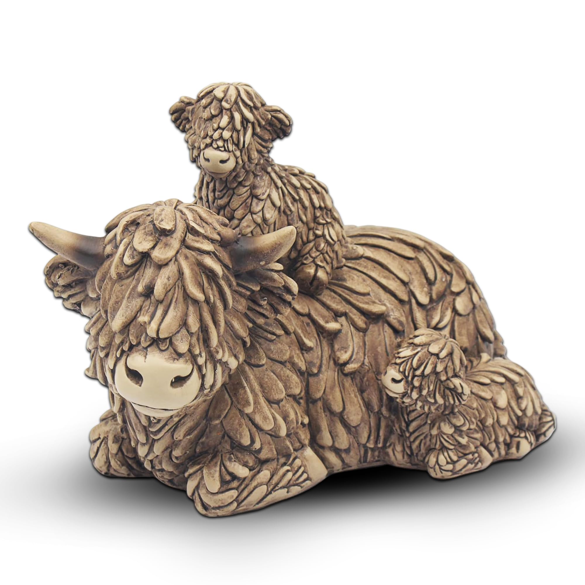 Lesser & Pavey Hughie Highland Cow Decor Figurine