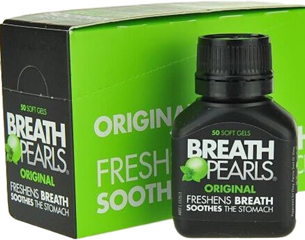 Breath Pearls Original Freshens Breath (50 softgels) : Health & Household