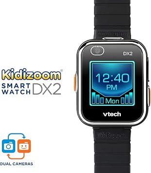 VTech KidiZoom Smartwatch DX2, Black