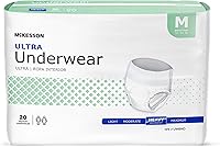McKesson Ultra Heavy Absorbency Adult Incontinence Underwear Medium 32-44 Inch 80 Count Pull-On Tear-Away Sides Unisex