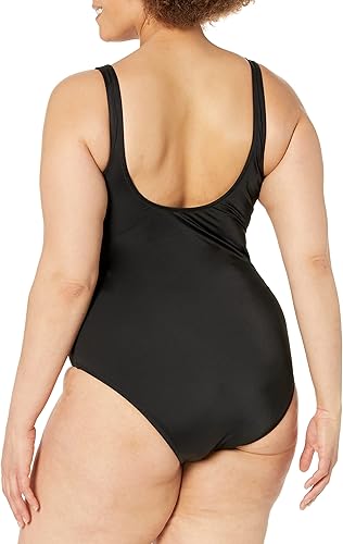 Vista 7 de Tienda Essentials Traje de baño estándar de una pieza para mujer (disponible en tallas grandes)