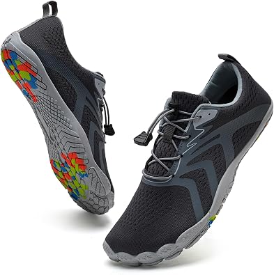 WateLves Water Shoes Men Women Beach Barefoot Aqua Socks Breathable Wide Swim Outdoor Walking Anti Slip Pool Shoes for Hiking Kayaking Diving Surfing
