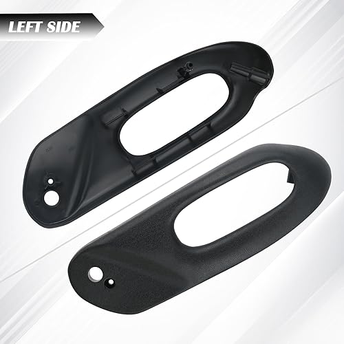 Miniatura 5 de TQPONLY Bisel del panel del interruptor del asiento eléctrico del lado del conductor, compatible con accesorios Chevy Corvette C5 1997-2004 que